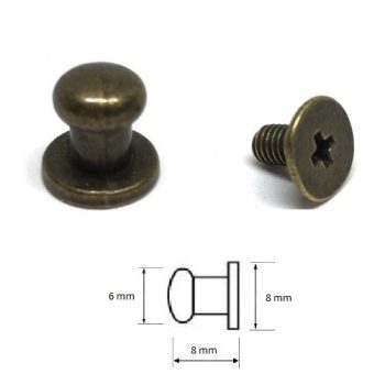 Antik pisztolygomb 6 mm