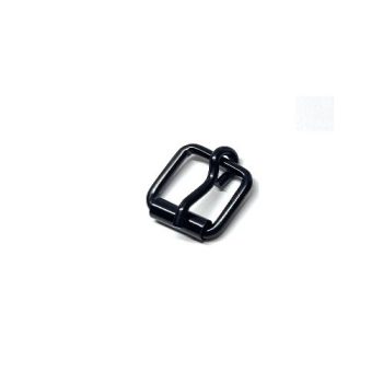 Fekete hegesztett pergős csat 16 mm x 2,5 mm