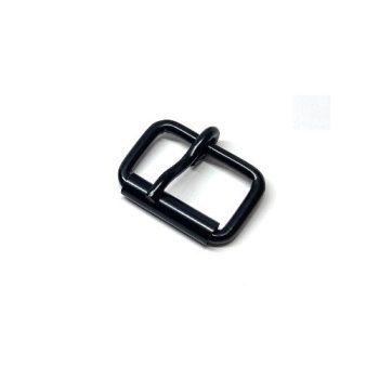 Fekete hegesztett pergős csat 25 mm x 3,5 mm