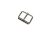 Nikkel pergős csat 30 mm x 3 mm