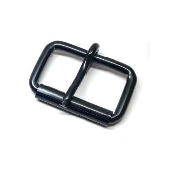 Fekete hegesztett pergős csat 40 mm x 5 mm