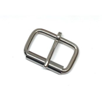 Rozsdamentes acél hegesztett pergős csat 40 mm x 5 mm
