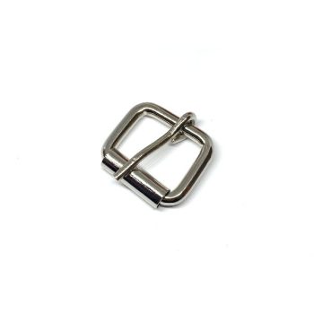 Nikkel pergős csat 30 mm x 6 mm