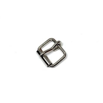 Nikkel pergős csat 25 mm x 4 mm