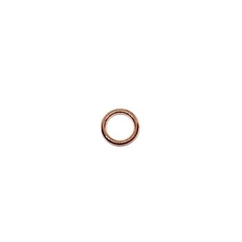 Rose gold hegesztett karika 15 x 3 mm