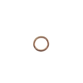 Rose gold hegesztett karika 20 x 3 mm