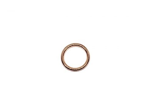 Rose gold hegesztett karika 20 x 3 mm