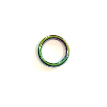 Szivárvány hegesztett karika 25 x 4 mm
