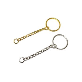 Láncos kulcskarika 22 mm