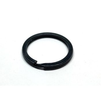 Fekete lapos kulcskarika 23 mm
