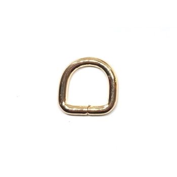 Arany félkarika 16 x 3,5 mm
