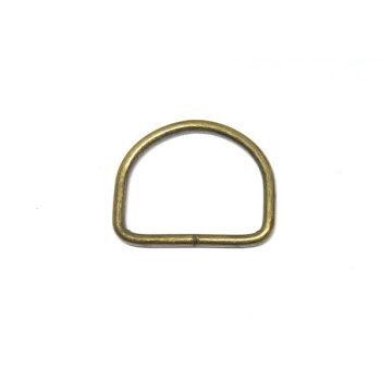 Antik félkarika 25 x 2,5  mm