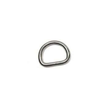 Rozsdamentes hegesztett félkarika 17 x 3 mm