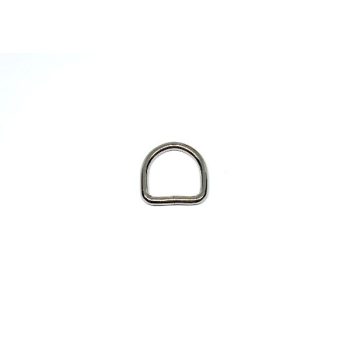 Nikkel hegesztett félkarika 20 x 3,5 mm