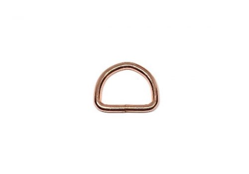 Rose gold hegesztett félkarika 26 x 4 mm