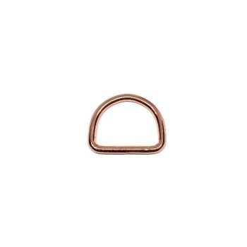 Rose gold hegesztett félkarika 30 x 4 mm