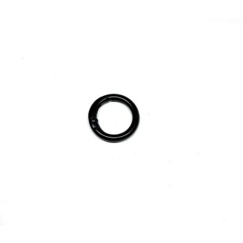 Fekete kör karabiner 20 mm 