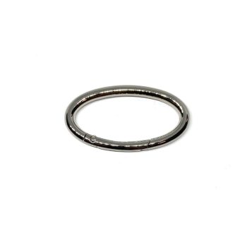 Nikkel kör karabiner ovál 37 mm