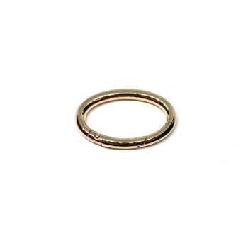 Arany kör karabiner ovál 37 mm