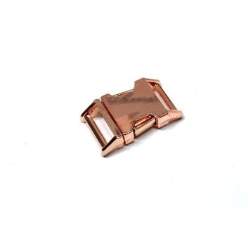 Rose gold fém csat 16 mm