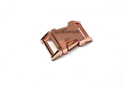 Rose gold fém csat 16 mm