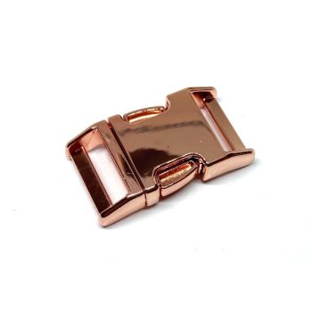 Rose gold fém csat 20 mm