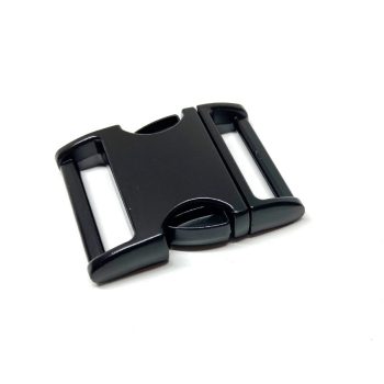 Fekete fém csat 30 mm