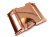 Rose gold fém csat 40 mm