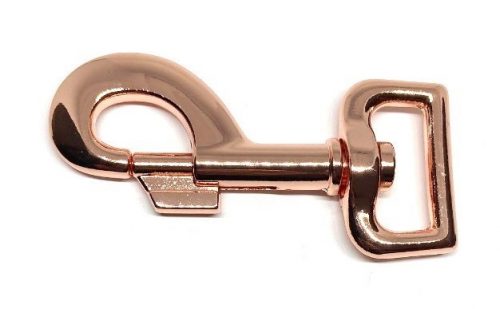 Rose Gold karabiner 25 mm x 66 mm