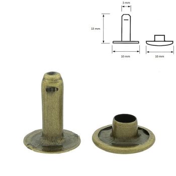 Antik szegecs 15 mm