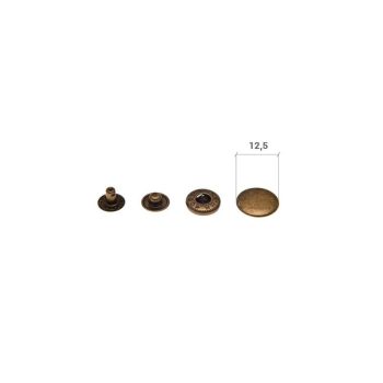 Antik Kesztyű patent 12,5 mm (100db)