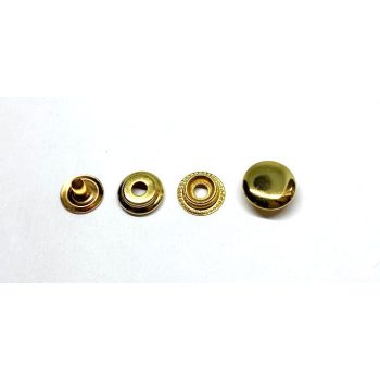 Arany autós patent 15 mm (100db)