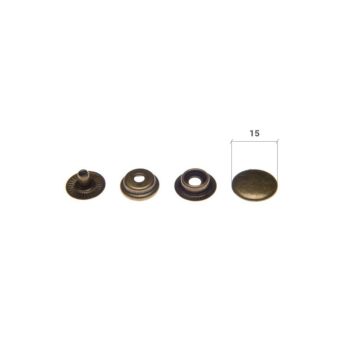 Antik autós patent 15 mm (100db)
