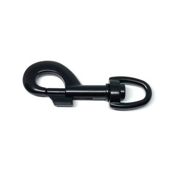 Fekete karabiner 85 mm x 13 mm