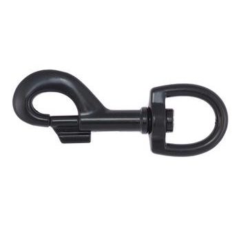 Fekete karabiner 20 mm x 92 mm