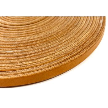 Natúr bőrszíj 10 mm x 4 mm (10 méter)