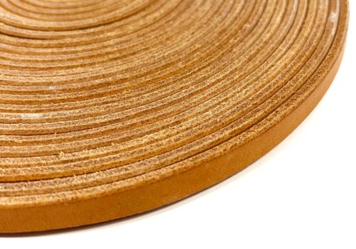 Natúr bőrszíj 10 mm x 4 mm (10 méter)