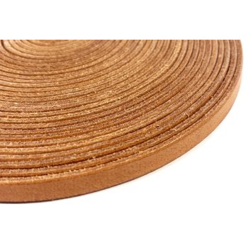 Natúr bőrszíj 10 mm x 3 mm (10 méter)
