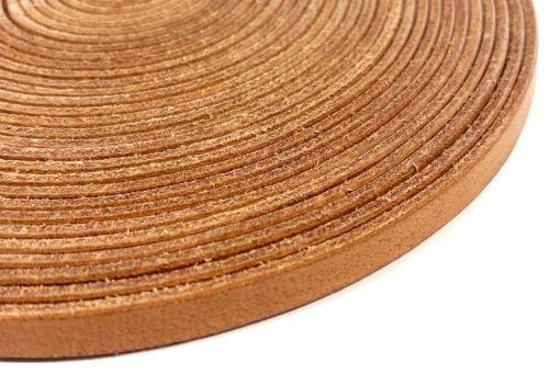 Natúr bőrszíj 10 mm x 3 mm (10 méter)