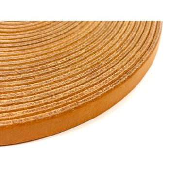 Natúr bőrszíj 16 mm x 4 mm (10 méter)