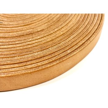 Natúr bőrszíj 20 mm x 4 mm (10 méter)