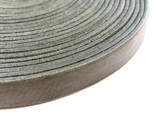 Fekete bőrszíj 20 mm x 4 mm (10 méter) 