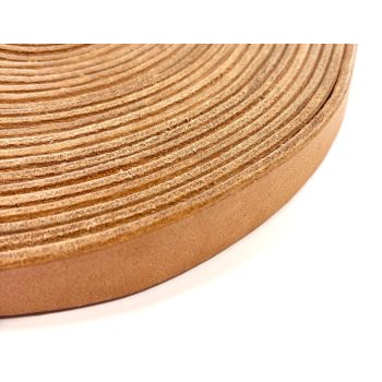 Natúr bőrszíj 25 mm x 4 mm (10 méter)