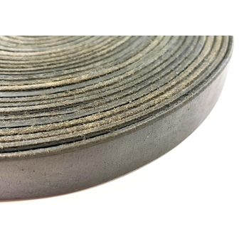 Fekete bőrszíj 25 mm x 4 mm (10 méter)