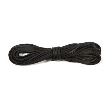 Fekete szögletes bőrcsík 3 mm x 3 mm (10 méter)
