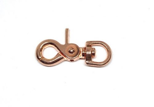 Rose gold trigger karabiner 13 mm