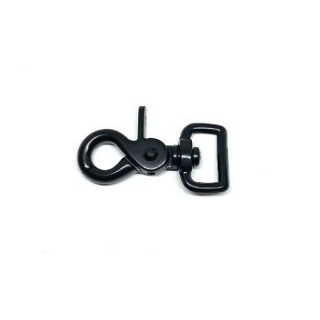 Fekete trigger karabiner 20 mm