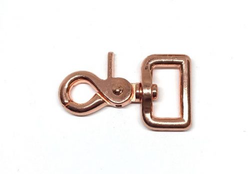 Rose gold trigger karabiner 25 mm