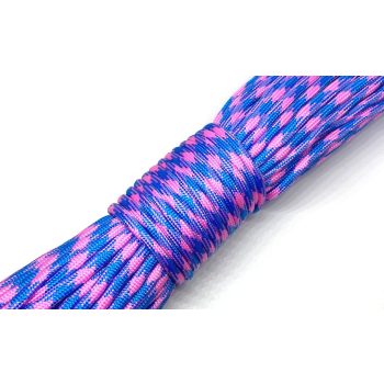 Paracord Type III 550 Pink Sky Blue