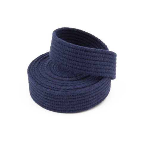 Pamut heveder 30 mm navy kék